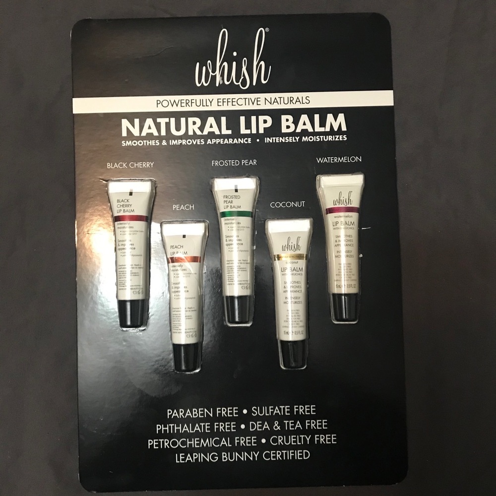 Whish Natural Lip Balm 5-Pack